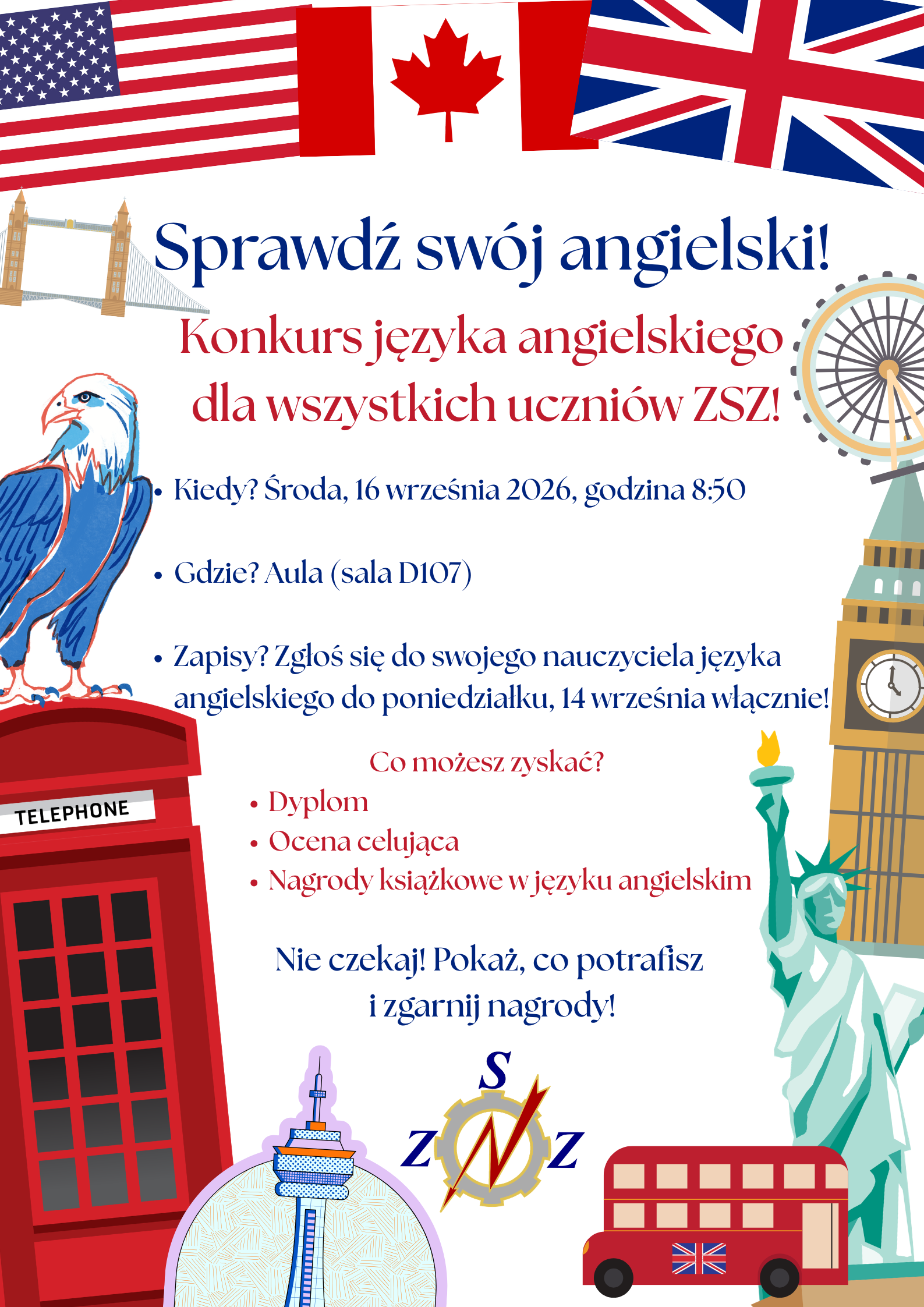 Szkolny Konkurs Języka Angielskiego!
